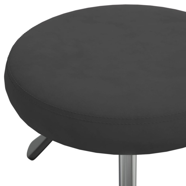 Silla de comedor de terciopelo negro M 5