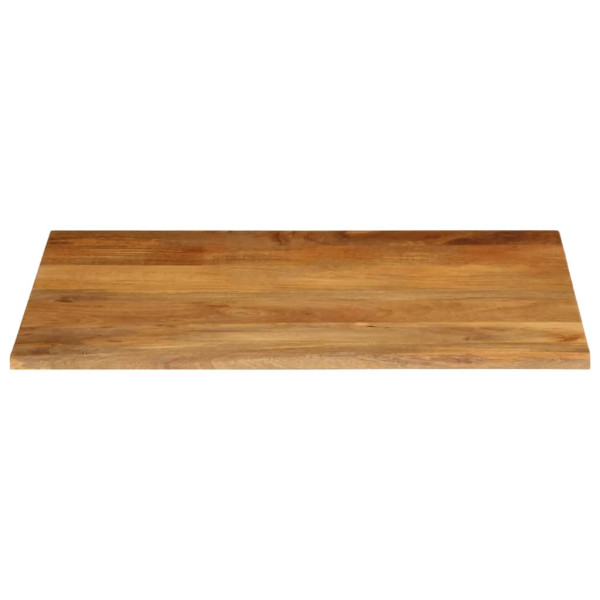 Tablero de mesa borde natural madera maciza mango 90x80x3.8 cm M 3