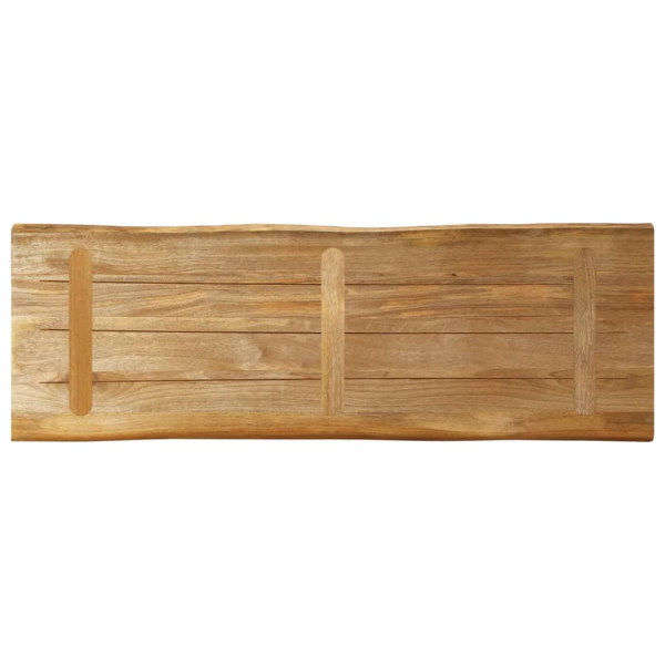 Quadro de mesa borda natural madeira punho sólido 120x40x2.5 cm M 5