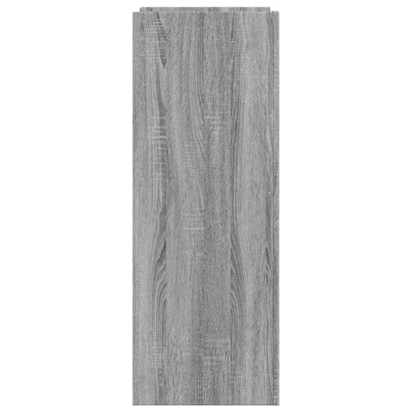 Mueble zapatero madera ingeniería gris Sonoma 74.5x37.5x100 cm M 5