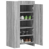 Mueble zapatero madera de ingeniería gris Sonoma 52x37.5x100 cm 3