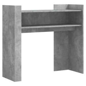 Mesa consola 100x35x90 cm derivados de madeira cinzento cimento H