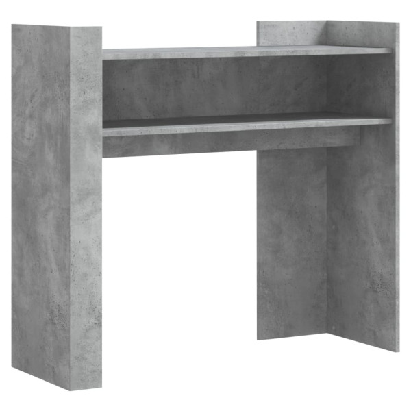 Mesa consola 100x35x90 cm derivados de madeira cinzento cimento M 2