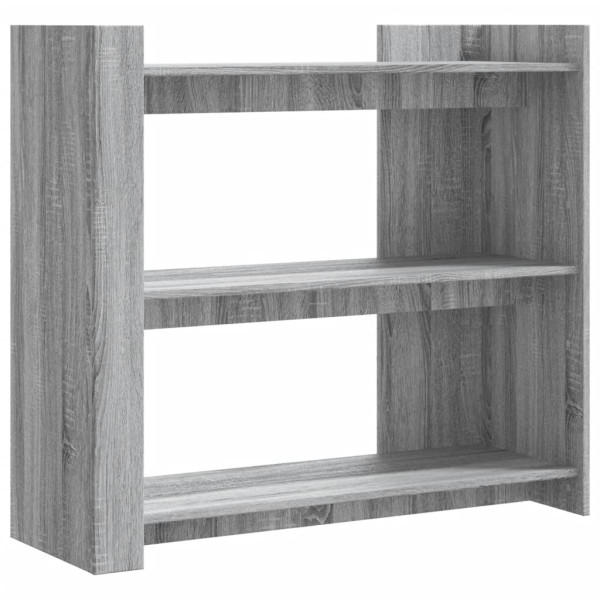 Mesa consola de madera de ingeniería gris Sonoma 100x35x90 cm M 2