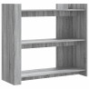Mesa consola de madera de ingeniería gris Sonoma 100x35x90 cm 2