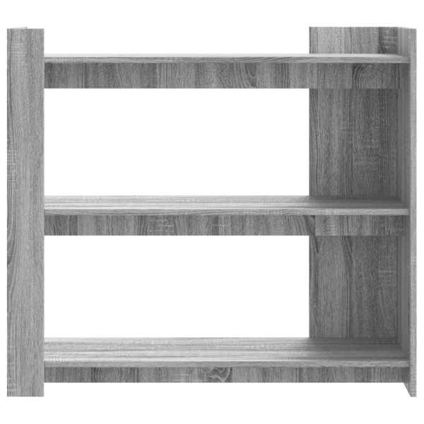 Mesa consola de madera de ingeniería gris Sonoma 100x35x90 cm M 4