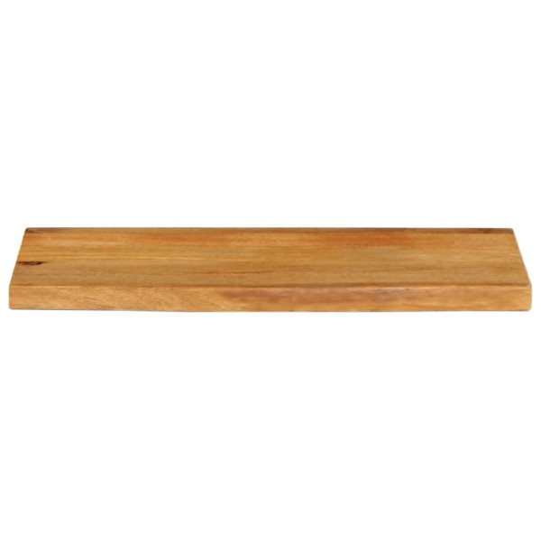 Tablero de mesa borde natural madera maciza mango 70x40x2.5 cm M 3