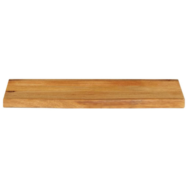 Tablero de mesa borde natural madera maciza mango 90x20x3.8 cm M 3