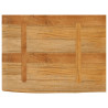 Tablero de mesa borde natural madera maciza mango 80x60x3.8 cm 5