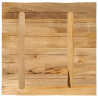 Tampo de mesa c/ borda viva 40x40x3.8cm mangueira áspera maciça 5