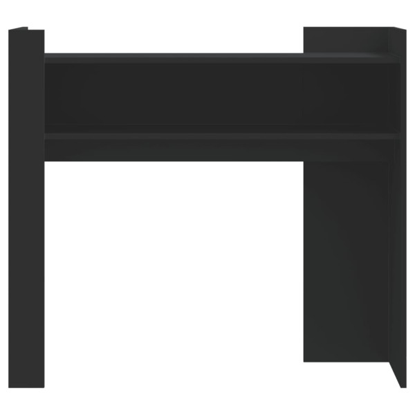 Mesa consola 100x35x90 cm derivados de madeira preto M 4