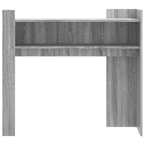 Mesa consola 100x35x90 cm derivados de madeira cinzento sonoma M 4
