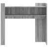 Mesa consola 100x35x90 cm derivados de madeira cinzento sonoma 4