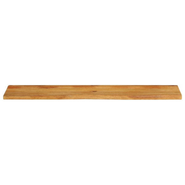 Tablero de mesa borde natural madera maciza mango 160x40x2.5 cm M 3