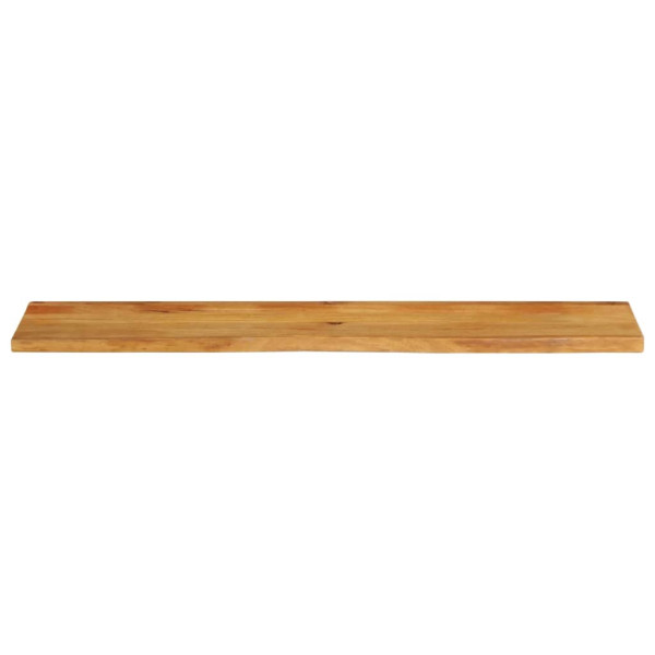 Tablero de mesa borde natural madera maciza mango 160x40x3.8 cm M 3