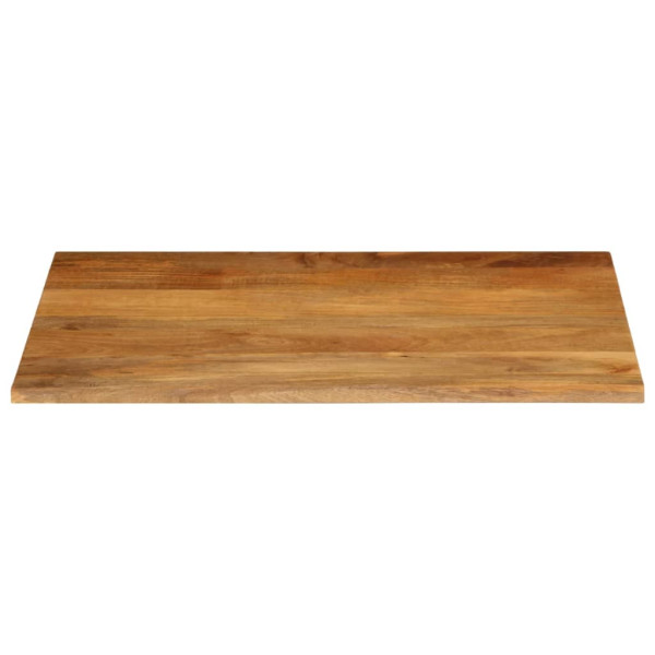 Tablero de mesa borde natural madera maciza mango 90x80x2.5 cm M 3