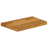 Tablero de mesa borde natural madera maciza mango 60x20x3.8 cm 2