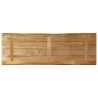 Tablero de mesa borde natural madera maciza mango 140x40x3.8 cm 5