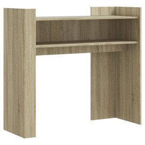Mesa consola de madera de ingeniería roble Sonoma 100x35x90 cm H