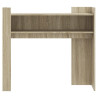 Mesa consola de madera de ingeniería roble Sonoma 100x35x90 cm 4