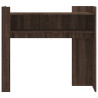Mesa consola de madera de ingeniería marrón roble 100x35x90 cm 4
