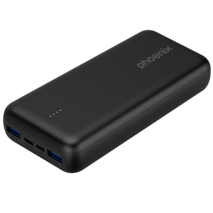 Phoenix powerbank batería externa 20000mah con 2 usb carga rapida y 1 usb tipo c pd H