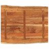 Quadro de mesa retangular natural acacia 100x80x2.5 cm 5