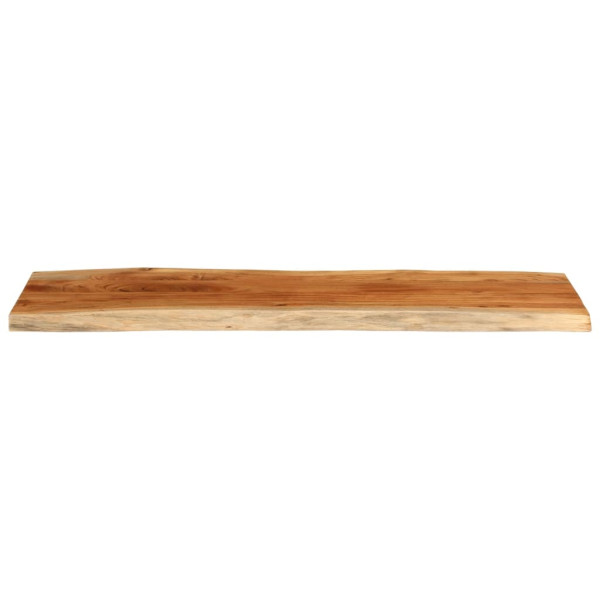 Tablero rectangular madera de acacia borde vivo 110x40x3.8 cm M 3