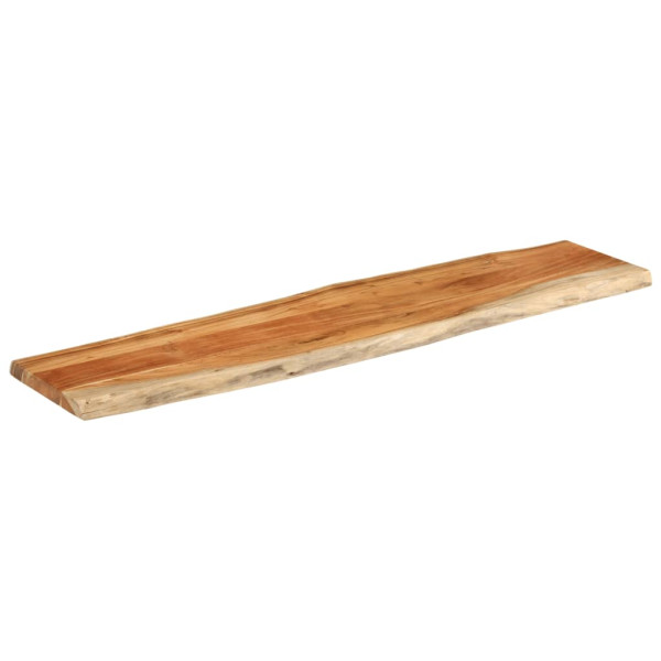 Tablero rectangular madera de acacia borde vivo 160x40x3.8 cm M 2