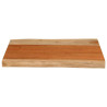 Tablero de mesa rectangular borde natural acacia 50x40x3.8 cm 3