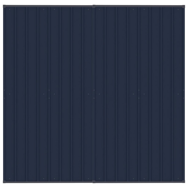 Perrera de exterior con techo de acero 3.69 m² M 5