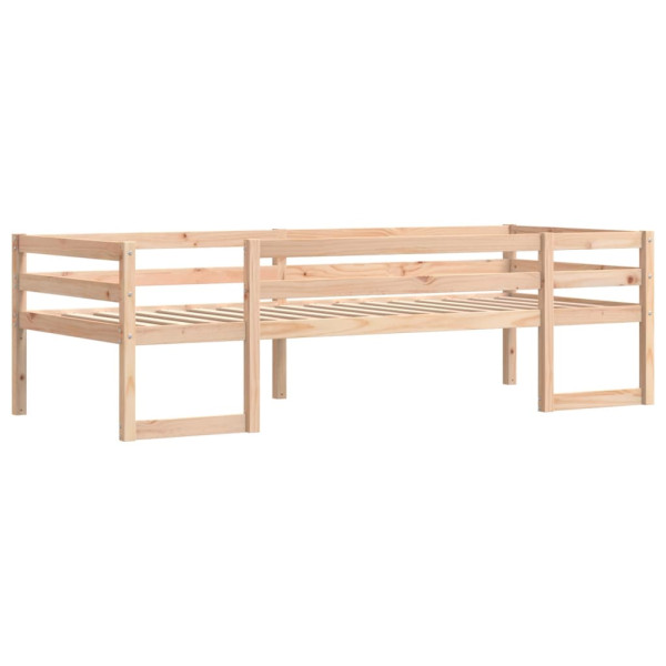 Estructura de cama para niños madera maciza de pino 90x200 cm M 2