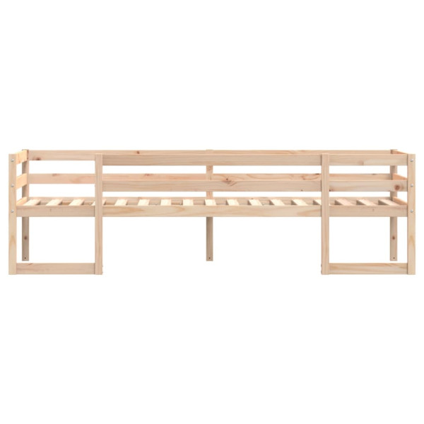 Estructura de cama para niños madera maciza de pino 75x190 cm M 5