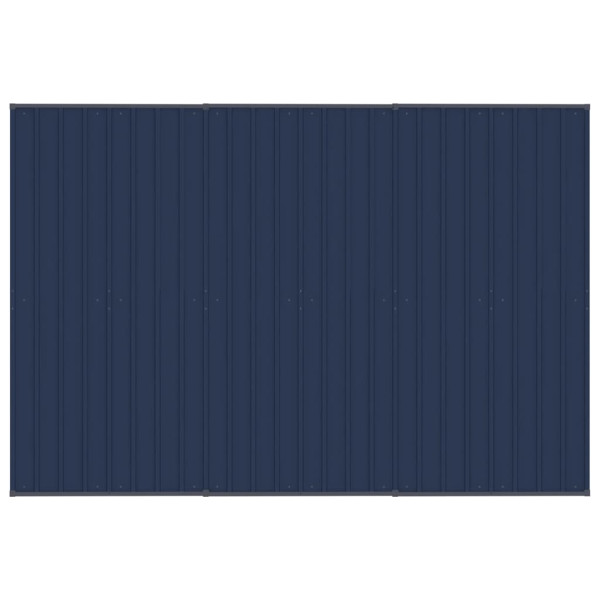 Perrera de exterior con techo de acero 5.53 m² M 5