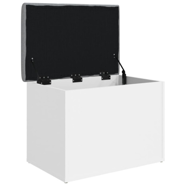 Banco de arrumação 62x42x45 cm derivados de madeira branco M 4