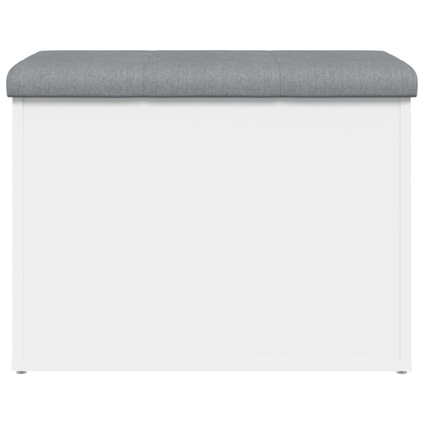 Banco de arrumação 62x42x45 cm derivados de madeira branco M 5