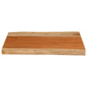 Tablero de mesa rectangular borde natural acacia 60x40x3.8 cm 3