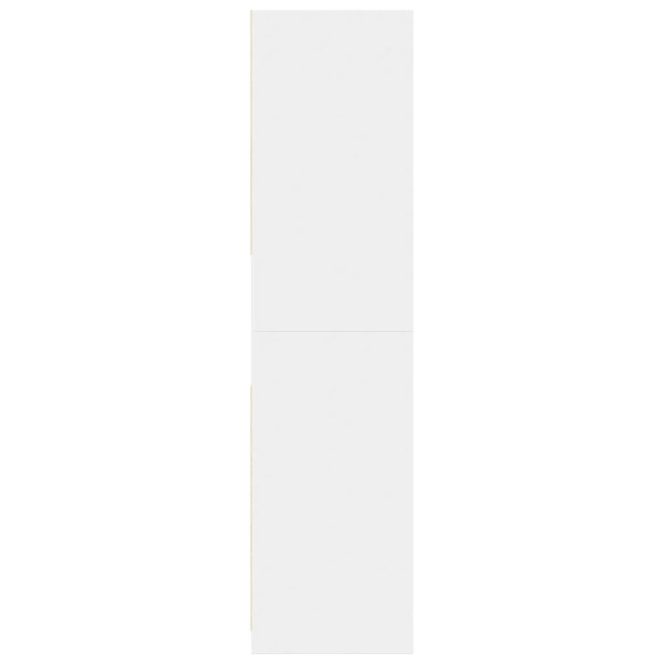 Roupeiro 80x50x200 cm derivados de madeira branco M 5