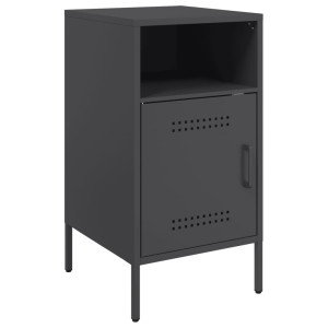 Mesa de cabeceira 36x39x68 cm aço preto H
