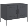 Mueble de TV acero gris antracita 68x39x50.5 cm 2