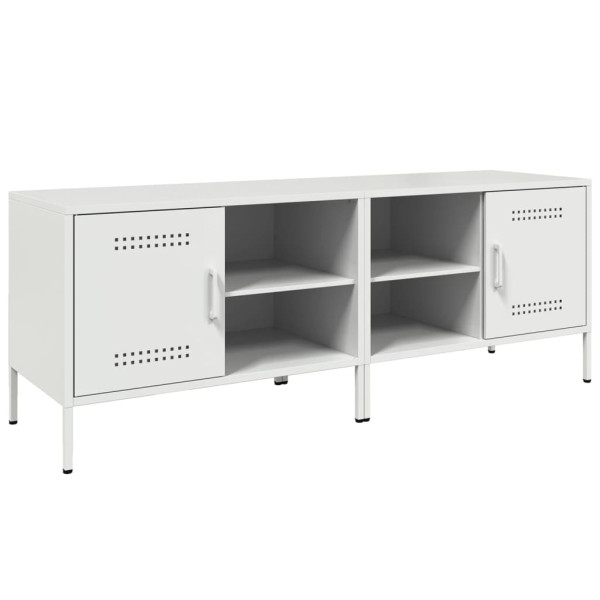 Móveis de TV 2 pcs 68x39x50.5 cm aço branco M 2