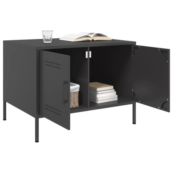 Mesa de centro 68x50x50.5 cm aço preto M 4