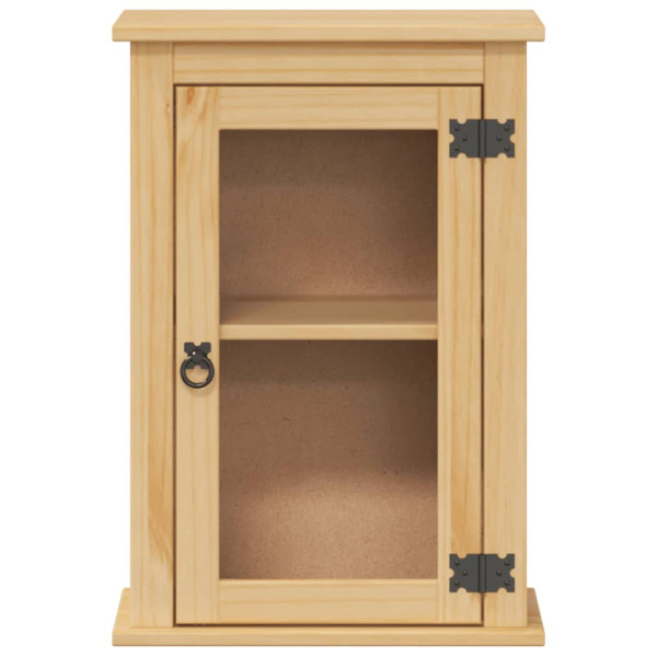 Armario de baño de pared Corona madera maciza pino 45x27x64.5cm M 5
