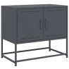 Mueble para TV de acero gris antracita 68.5x39x60.5 cm 2