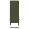 Móvel alto 68x39x111.5 cm aço verde azeitona 5