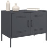 Muebles de TV 2 unidades acero gris antracita 68x39x50.5 cm 4