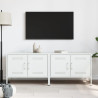 Móveis de TV 2 pcs 68x39x50.5 cm aço branco 3