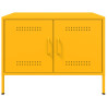 Mesa de centro acero laminado en frío amarillo 68x50x50.5 cm 5