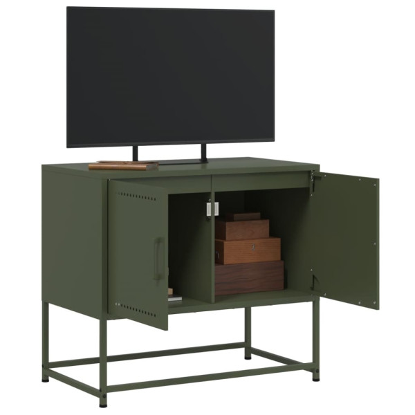 Móvel de TV 68.5x39x60.5 aço verde azeitona M 5