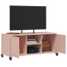 Móvel de TV 100.5x39x43.5 cm aço rosa 5